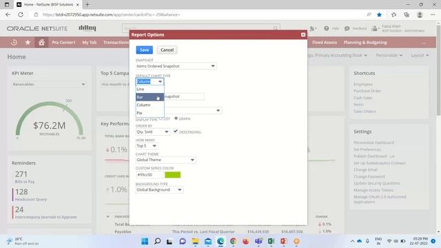 NetSuite Dashboard Report Snapshot | NetSuite Reports | NetSuite Report Snapshots | Oracle NetSuite смотреть онлайн