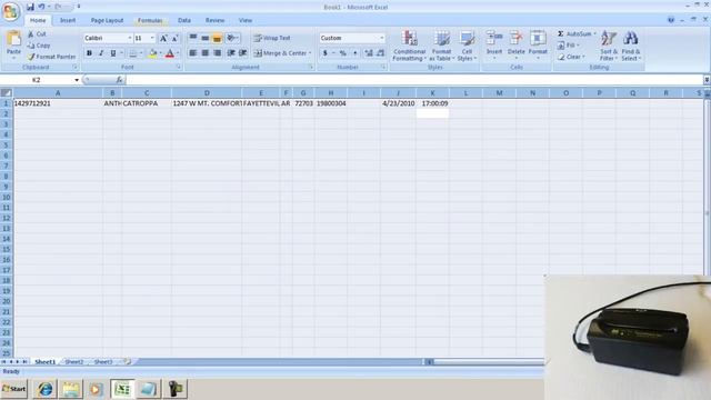 Drivers License / ID Scanner Autofilling Excel смотреть онлайн