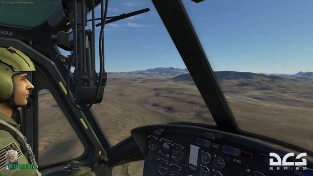 BIGNEWY - Live Stream UH-1H for fun flight to echo bay NTTR смотреть онлайн