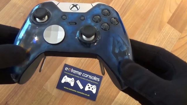 Xbox One Elite Skyrim airbrushed controller by Extreme Consoles смотреть онлайн