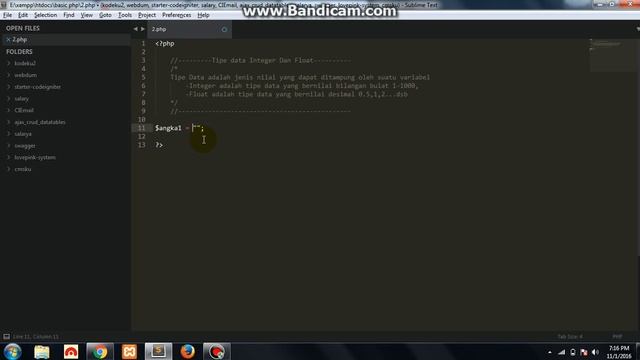 Basic PHP Tipe Data Integer | Krypton смотреть онлайн