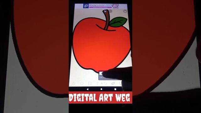 Digital Apple Coloring Tutorial ?✨ | Ipad Procreate Tutorial смотреть онлайн
