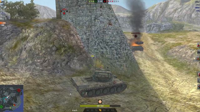 AMX 50B Ace Tanker 5 kills | World of Tanks Blitz смотреть онлайн