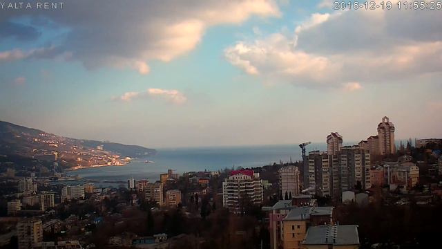 Ялта, Крым. День 2016-12-19 за 7 минут смотреть онлайн