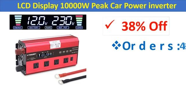 Top 5 Best Car Solar Power Inverter In 2020 | Car Pure Sine Wave Inverter смотреть онлайн