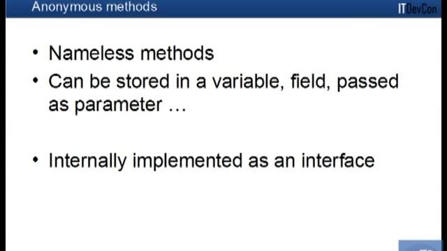 ITDevcon 2011 - Primož Gabrijelčič - Going Functional - Part 1/3
