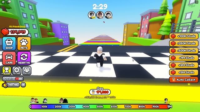 Araba ile Uçup En Uzak Yere Düşüyorum! Roblox Car Race смотреть онлайн