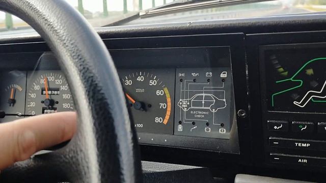 Fiat Regata 70S 1987 Motorway Cruising In Slovenia 12 October 2023.