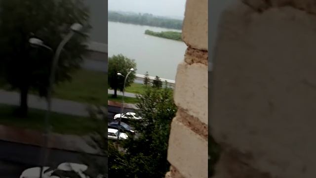 Омск после очередной грозы. смотреть онлайн