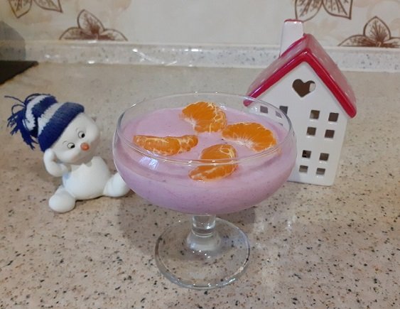 НЕЖНЫЙ ДЕСЕРТ  НА НОВЫЙ ГОД.