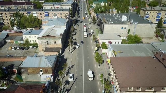 Сызрань с высоты 4k - ул. Советская смотреть онлайн