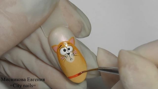 Дизайн ногтей ко Дню влюбленных/Дизайн к 14 февраля/Кошачий Валентин/Мисникова Евгения смотреть онлайн