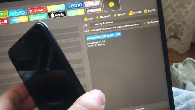 Oppo A5s сброс пароля CPH1909 frp remove смотреть онлайн