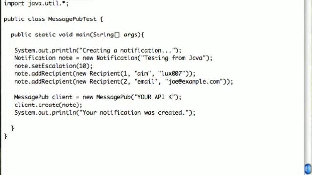 Send multichannel messages in Java with the messagepub API смотреть онлайн