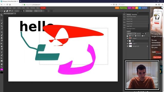How to use Photopea 2019-2020 (Photoshop Alternative Programme) смотреть онлайн