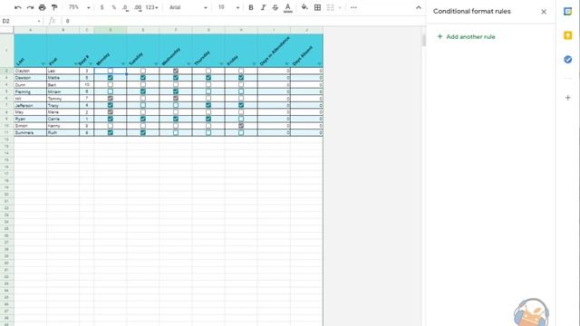 Checkboxes with Multiple Conditional Formatting смотреть онлайн