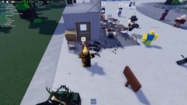 Using ROBLOX ADMIN WEAPONS To Terrify Players.. смотреть онлайн