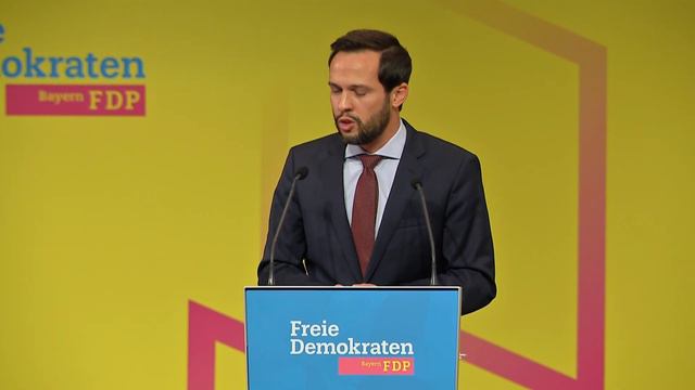 Rede von Martin Hagen am 82. ord. Landesparteitag der FDP Bayern смотреть онлайн