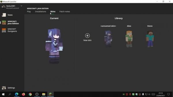 Minecraft Java 1.16.5 How To Change Your Skin - Minecraft Java edition (Tutorial)