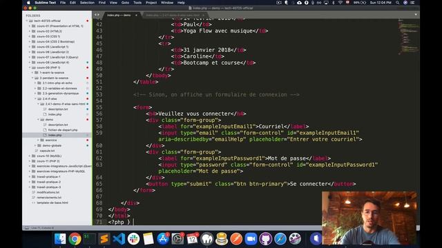 Cours 10 (PHP 1) - 2.4 La condition en PHP (if/else) смотреть онлайн