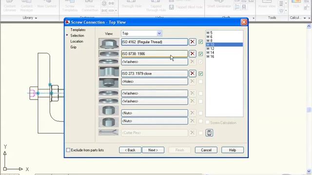 Autocad Mechanical: Screw Templates смотреть онлайн