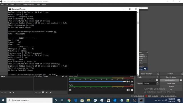 Python Gem/Ore Name + Description Generator смотреть онлайн