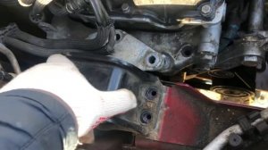 Замена подушки двигателя