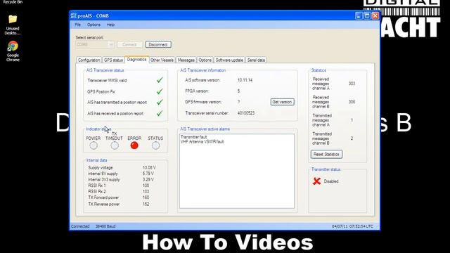 Diagnosing an AIT1000 with proAIS - No. 6 Technical Video смотреть онлайн