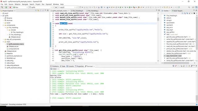 #6 Espressif IDE ||SPIFFS & Adding external libraries to the project(Component)||ESP-IDF|| ESP32 смотреть онлайн
