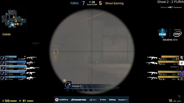 [FULLMATCH] CS:GO - GHOST GAMING VS FURIA Map4 (Cache) ESL One Cologne- NA Closed Qualifier DAY3 смотреть онлайн
