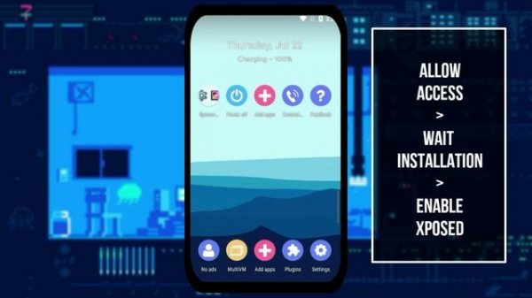 F1VM Apk 32 bit 7.1 Rooted + Xposed | Root android