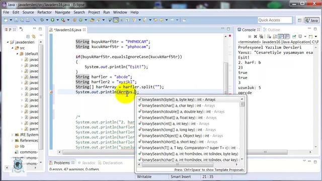 Java String & StringBuilders - Ders 16 смотреть онлайн