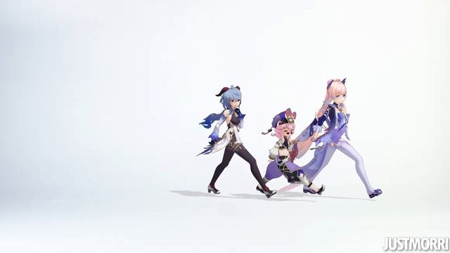 【MMD GENSHIN IMPACT/原神】 Ganyu Dori Kokomi Phase 2 Banner 3.0 Specialist Dance (Lucky Pull) смотреть онлайн