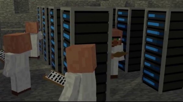 Minecraft Server Hosting Animation