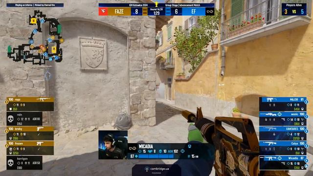 Eternal Fire проти FaZe | Мапа 1 Inferno | IEM Katowice 2024 смотреть онлайн