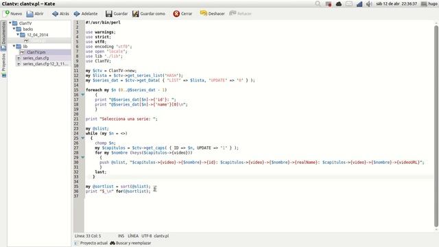 Perl ClanTV (Versión 1ª) смотреть онлайн