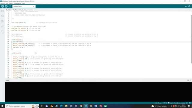 07 ARDUINO IDE. PROGRAMACION EN C. La librerías .h . смотреть онлайн