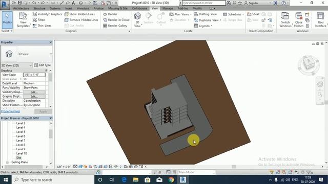 How to use Sub Region , Split surface & Merge Surface-TUTORIALS REVIT Architecture смотреть онлайн