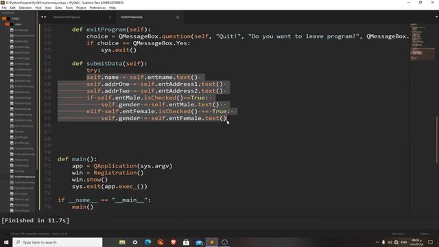09 PyQt5 QFormLayout with Python تعلم بايثون مع نور смотреть онлайн