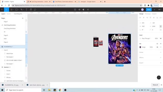 CARD DRAG Animation Tutorial | UI Design in Figma смотреть онлайн