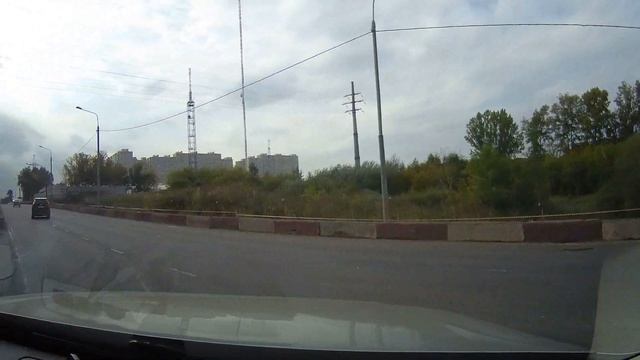 От МКАД до ОБъездного шоссе под новой эстакадой смотреть онлайн