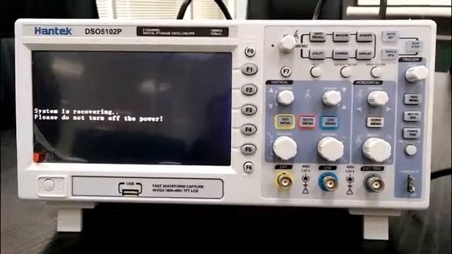Восстановление системы настольных осциллографов HANTEK