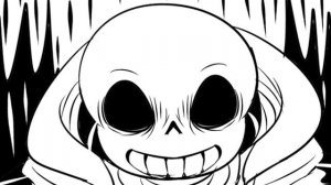 КОМИКС!МИКС Undertale Deltarune - САНС РАССМАТРИВАЕТ ТРУСИКИ ФРИСК! - №10