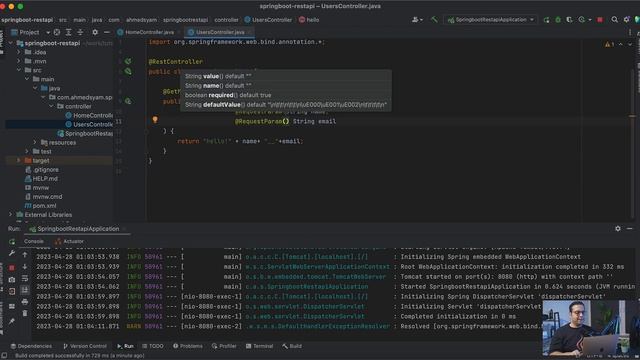 5.Query parameters in spring boot смотреть онлайн