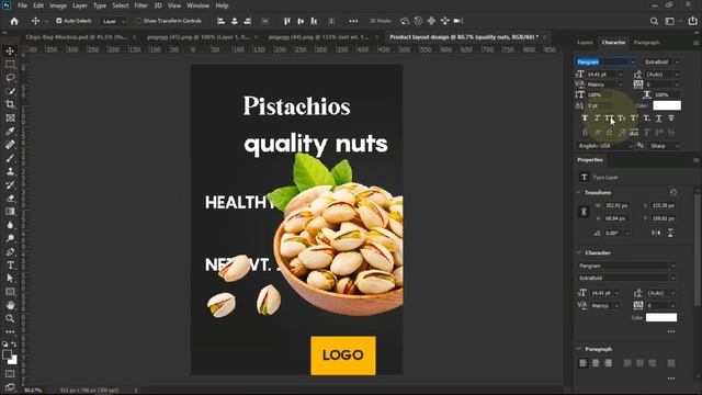 Product Design | How to design product layout in Photoshop cc смотреть онлайн