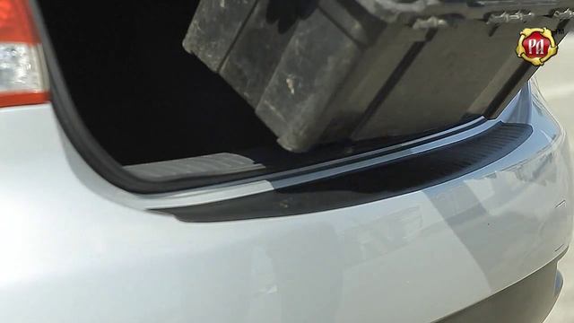 Накладка на задний бампер Nissan Almera 2014-н.в. смотреть онлайн