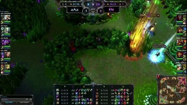 League of Legends Season 1 World Championship Grand Final FnaticMSI vs aAa Second Game смотреть онлайн