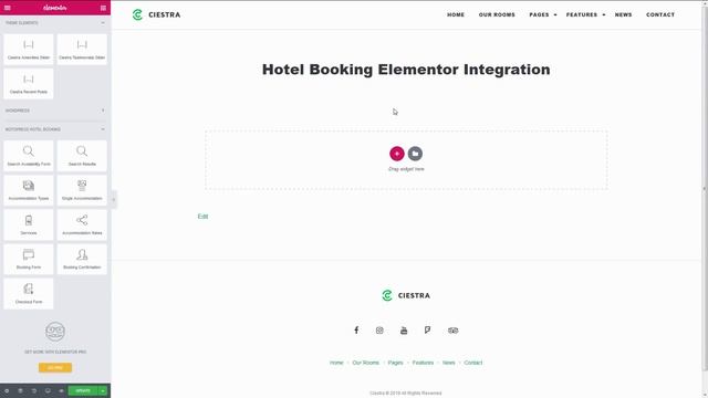 Elementor Page Builder & MotoPress Hotel Booking Plugin Integration смотреть онлайн