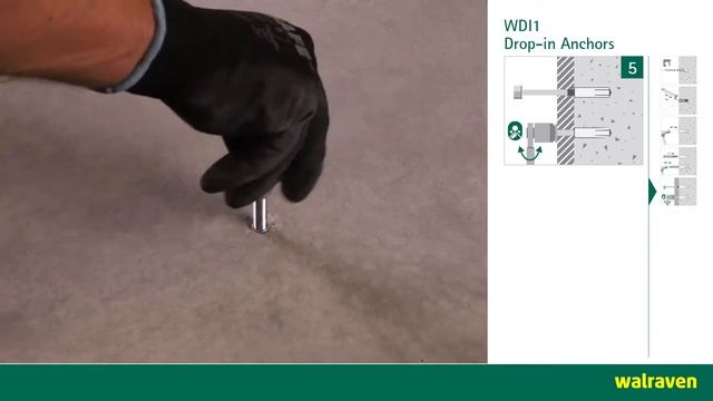 Забивной анкер WALRAVEN WDI1 из нержавеющей стали - snabline.com смотреть онлайн