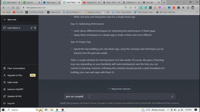 How to Learn React Js Using ChatGPT | A Comprehensive Guide смотреть онлайн